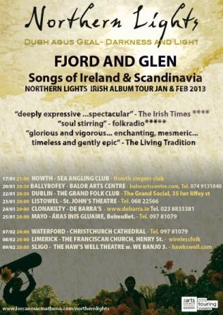 Northern Lights Irish Tour 2013