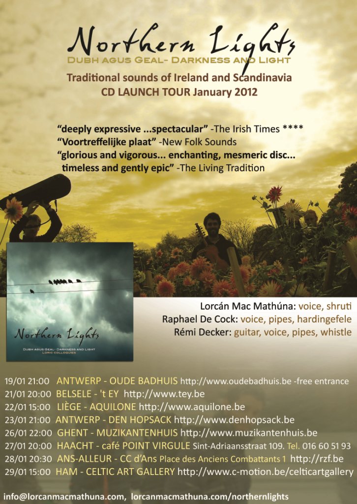 Northern Lights Belgium tour 2012